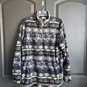Heathmoor Womens Sherpa‎ Pullover Sz Large